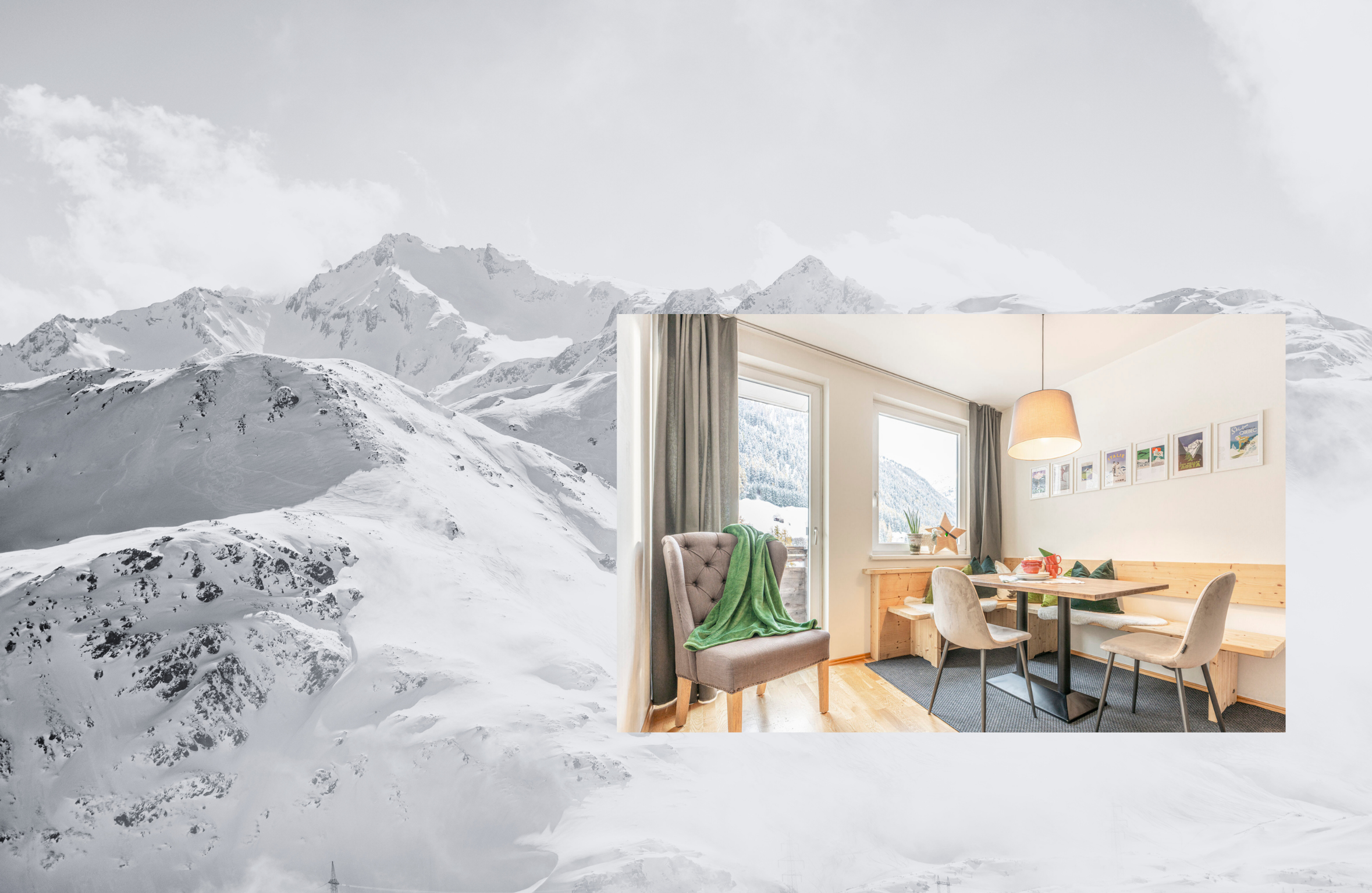 Appartement Berge wohnen
